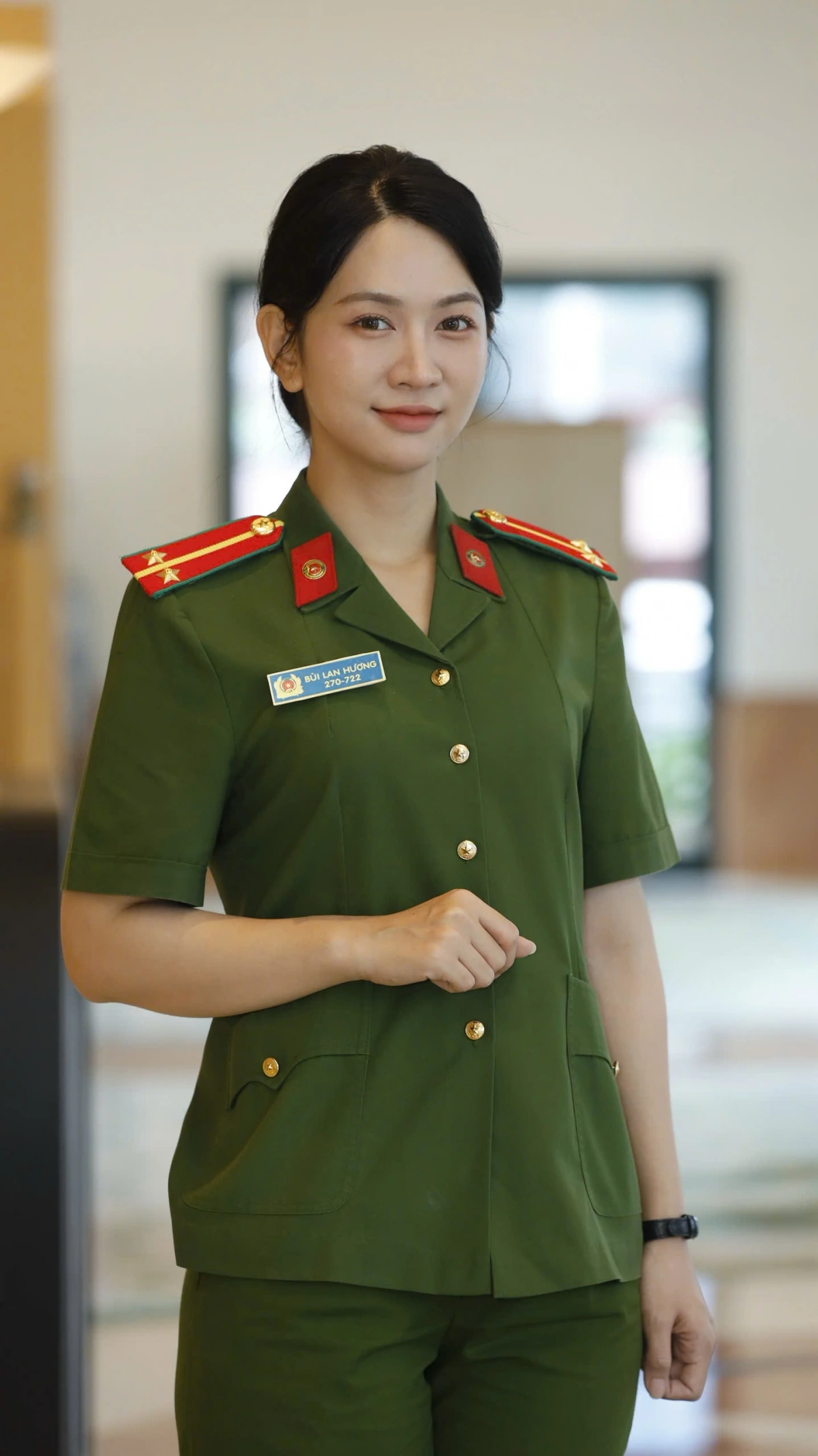 Lê Bống vào vai Hương trong “Có anh, nơi ấy bình yên”