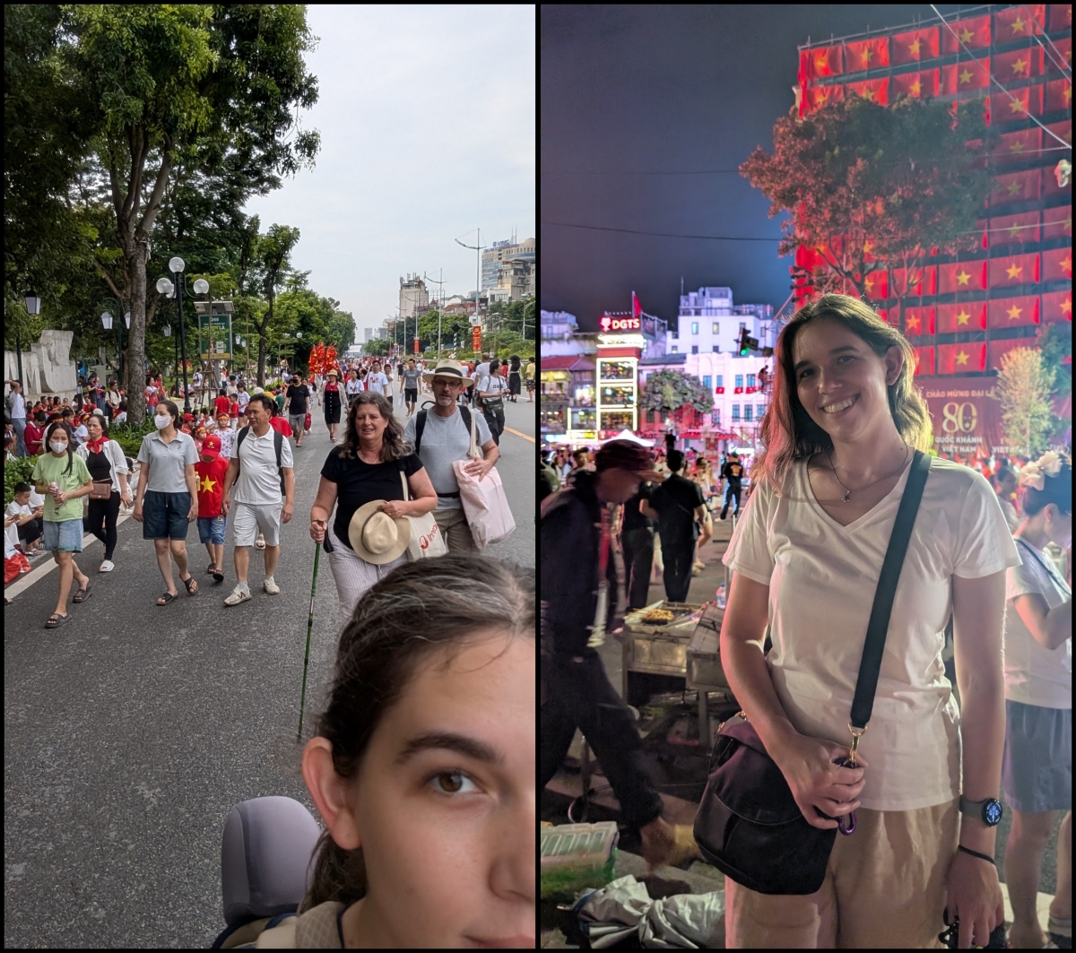 Emma Lieberman có những trải nghiệm đáng nhớ khi đến Hà Nội vào dịp kỷ niệm 80 năm ngày Quốc khánh 2/9 của Việt Nam