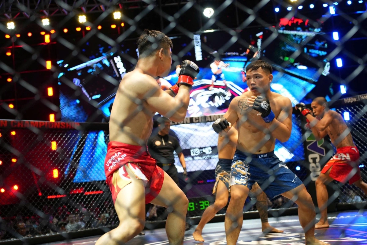 Tại nội dung MMA Duo, Xuân Phương - Ngọc Thức đối đầu Thành Thoan - Tiến Long. 