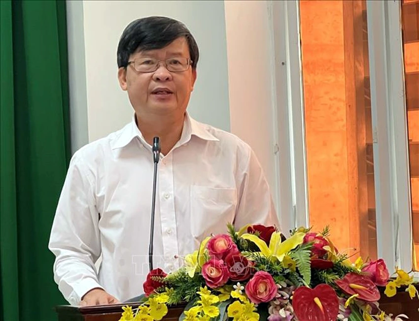 Giám đốc CDC Cần Thơ Huỳnh Minh Trúc - Ảnh tư liệu: Ánh Tuyết/TTXVN