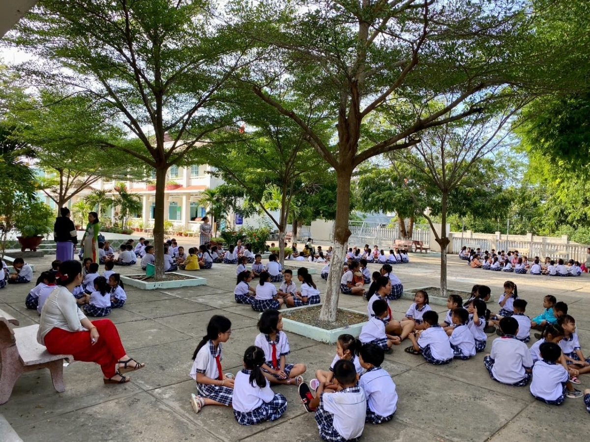 Học sinh Trường Tiểu học Bình Thạnh