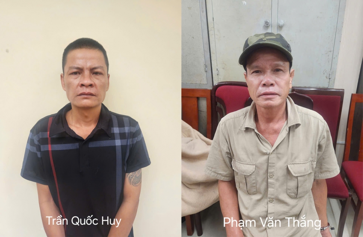 2 đối tượng tại cơ quan Công an