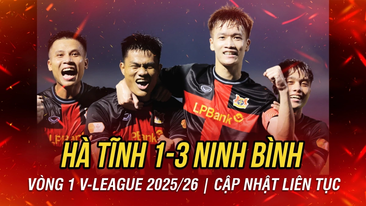 Ninh Bình giành chiến thắng với tỉ số 3-1.