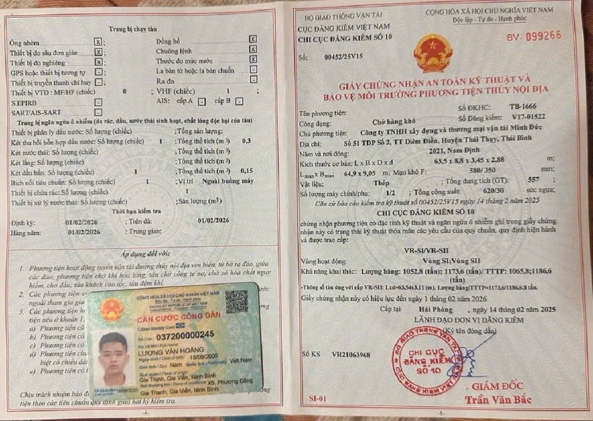 Tang vật của vụ việc
