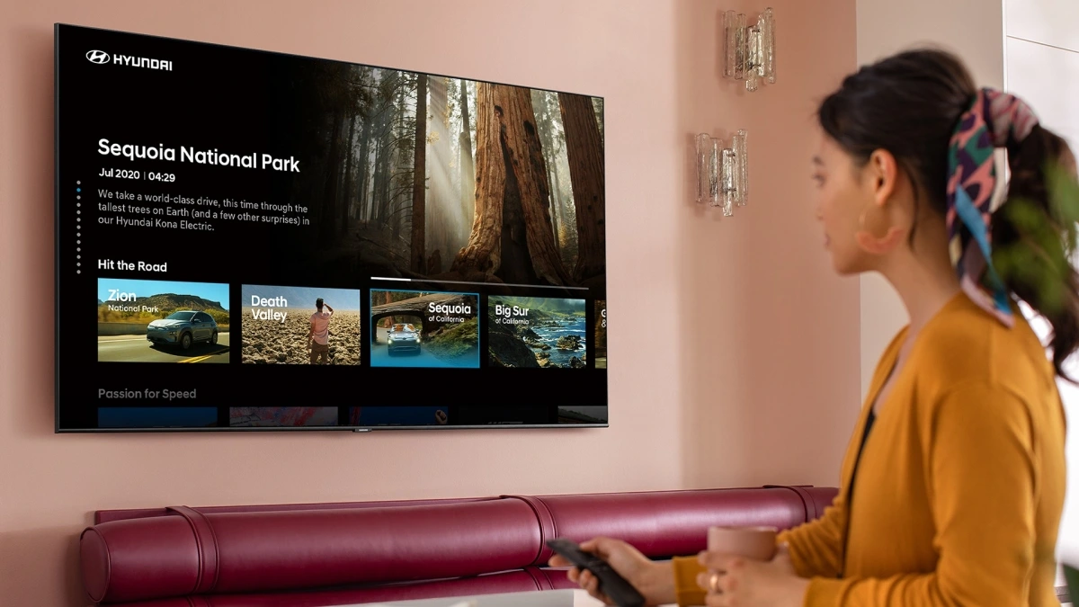 Những chiếc Smart TV mang thương hiệu Hyundai chỉ được bán ở một số thị trường.
