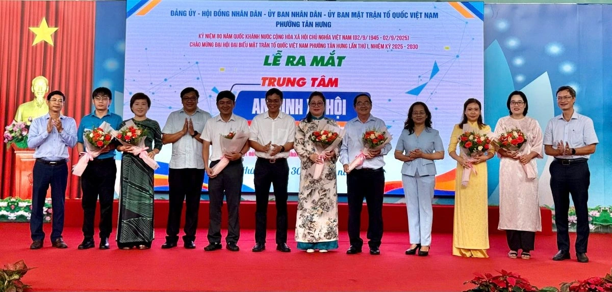 Ra mắt Trung tâm An sinh Xã hội phường Tân Hưng - "ngôi nhà chung" phục vụ nhân dân