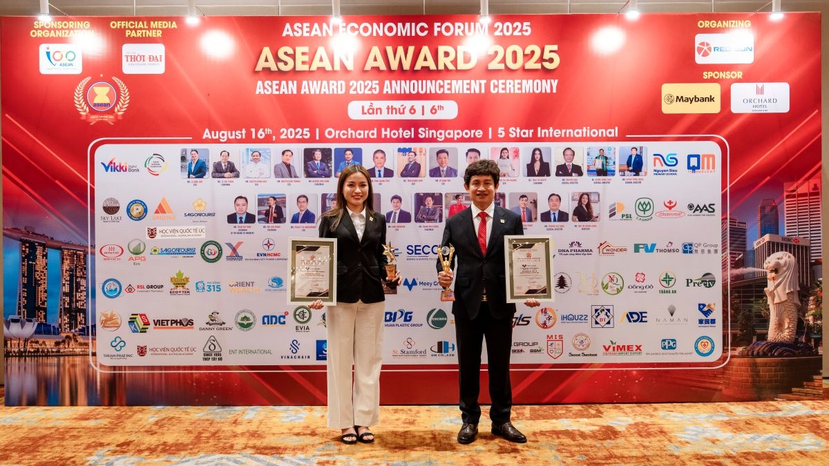 Meey Group lập “kỳ tích kép” tại ASEAN AWARD 2025