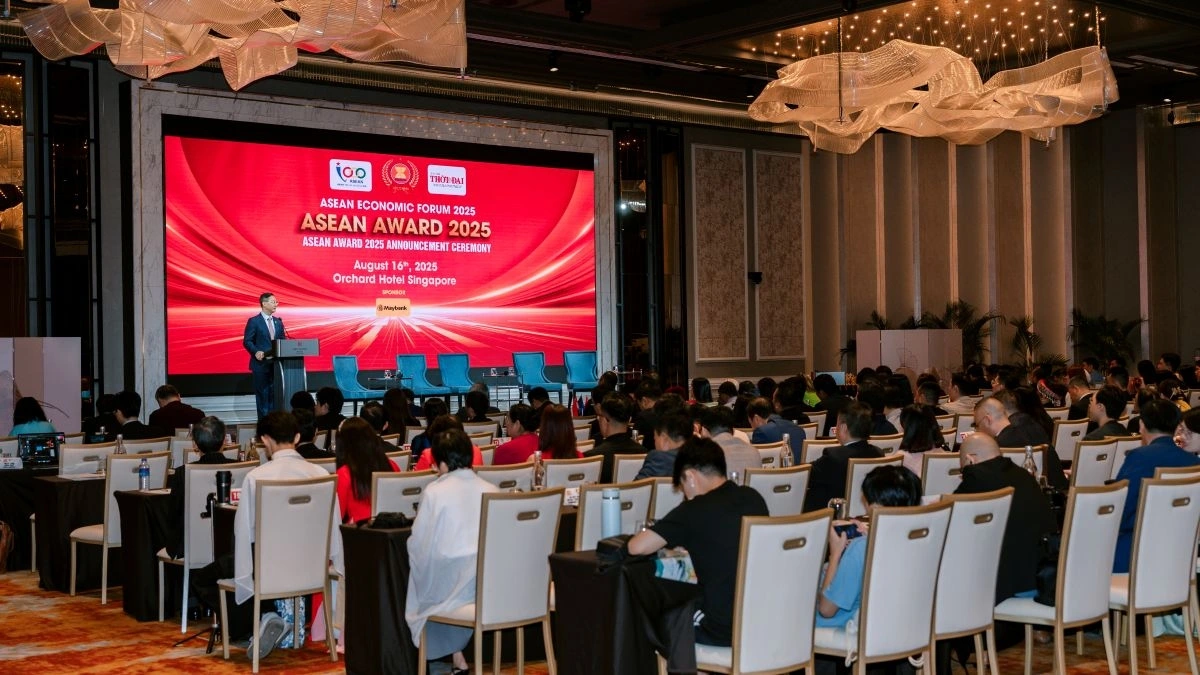 Diễn đàn Kinh tế ASEAN quy tụ hàng loạt doanh nghiệp hàng đầu Việt Nam và Singapore (Ảnh: Meey Group)