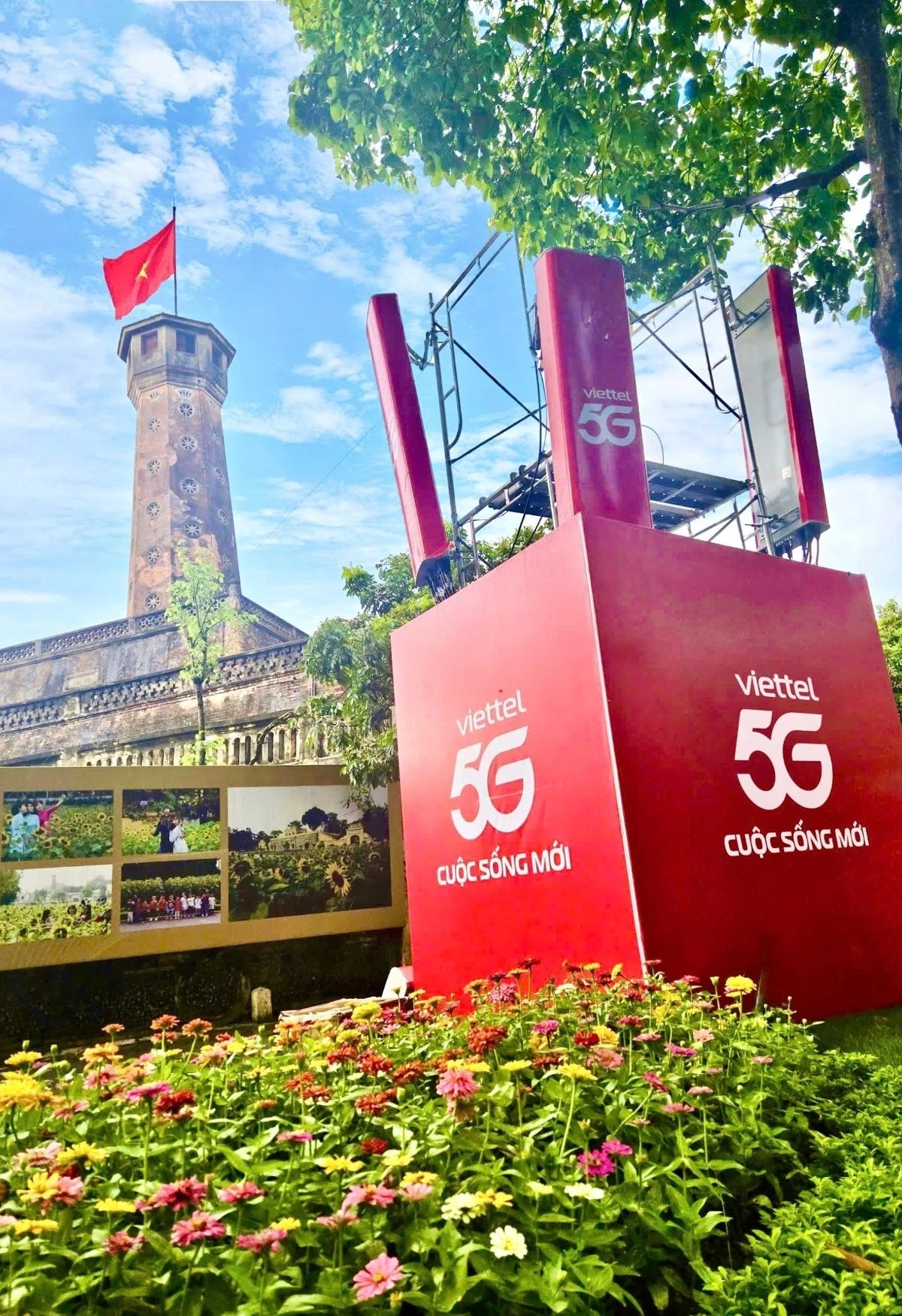 Viettel phủ sóng 5G phục vụ Đại lễ