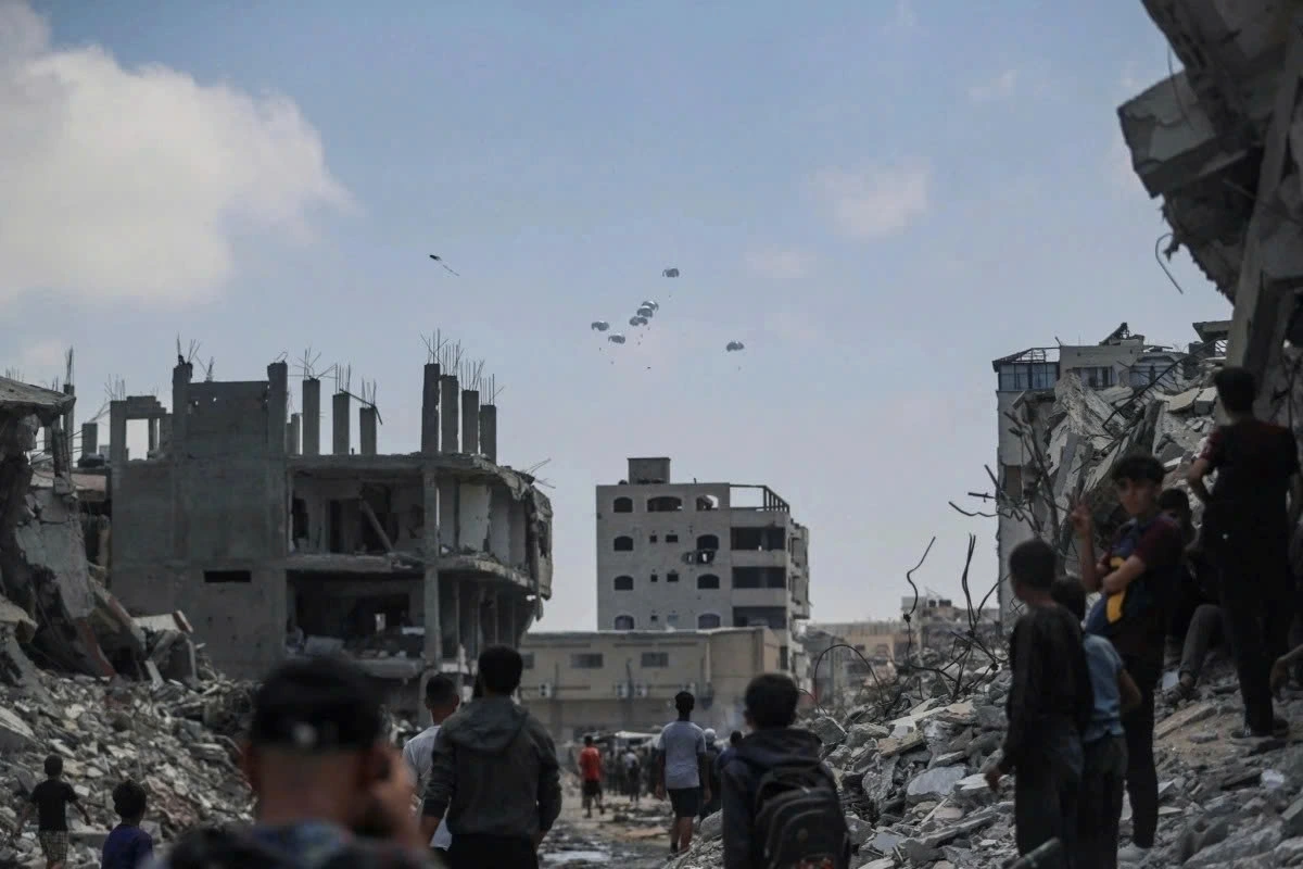 Một góc thành phố Gaza tại Dải Gaza hôm 8/8. (Ảnh: Reuters)