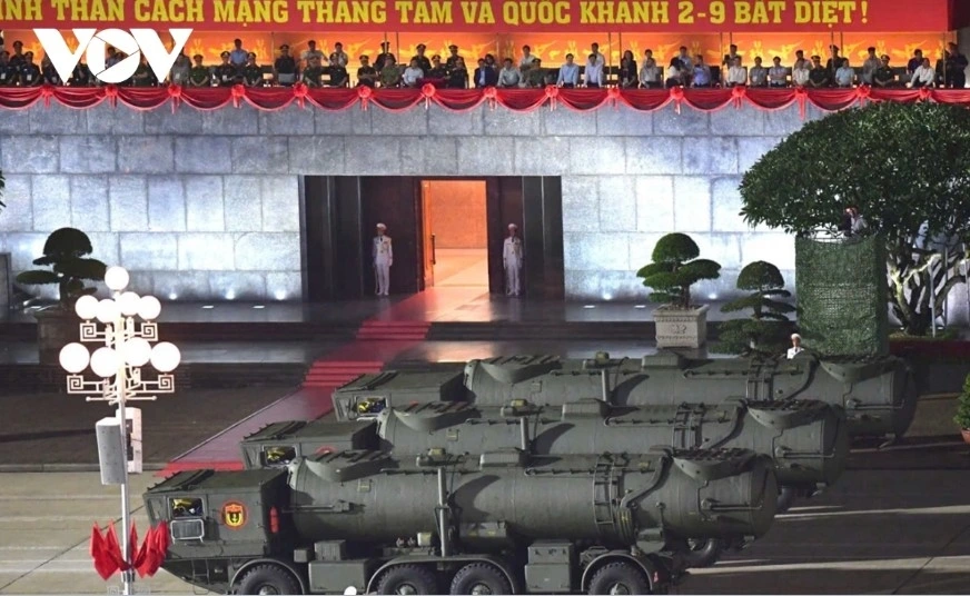 Ammunition carrier cum launcher vehicles of the Redut-M coastal missile system