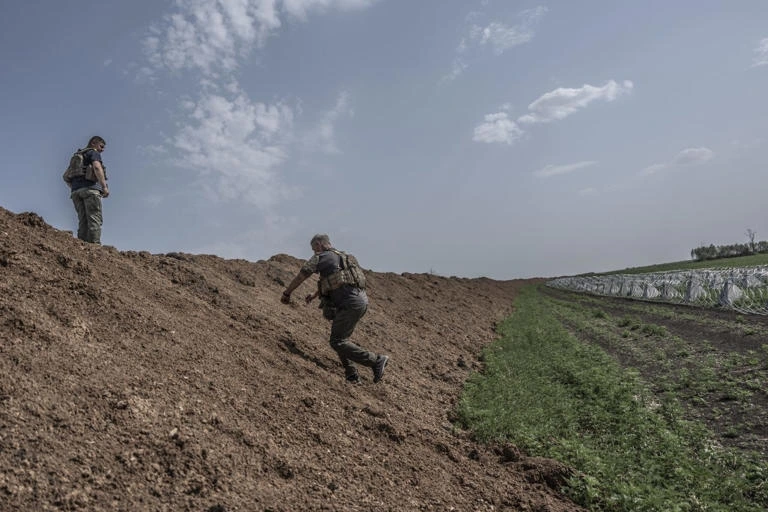 Tuyến phòng thủ của Ukraine. Ảnh: Wall Street Journal