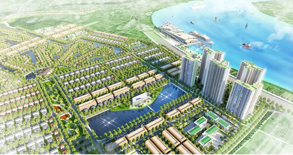 Phối cảnh Thành phố khoáng nóng bên sông Hồng