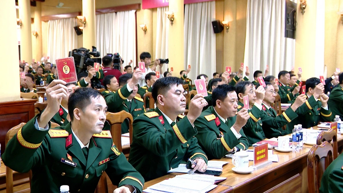 Các đại biểu biểu quyết tại đại hội