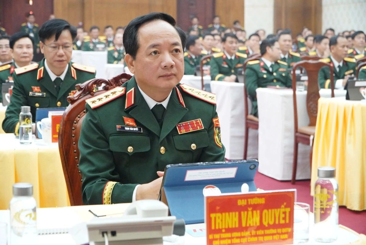 Đại tướng Trịnh Văn Quyết - Chủ nhiệm Tổng cục Chính trị Quân đội nhân dân Việt Nam dự Đại hội