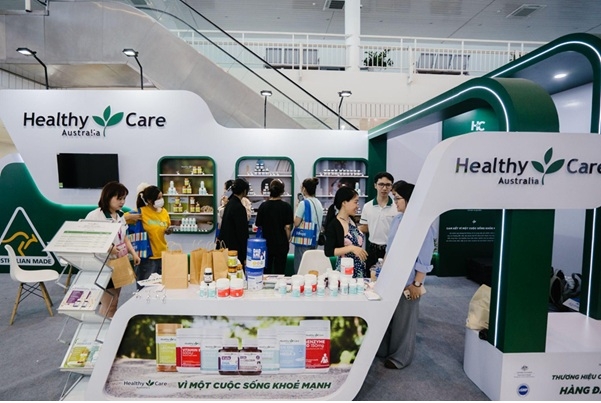 Gian hàng của Healthy Care tại VietBaby Fair 2025