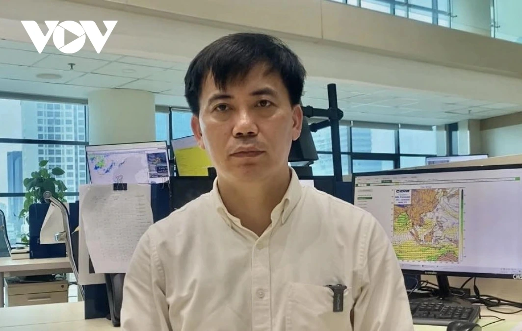 Ông Nguyễn Văn Hưởng, Trưởng phòng Dự báo Thời tiết, Trung tâm Dự báo Khí tượng thuỷ văn Quốc gia