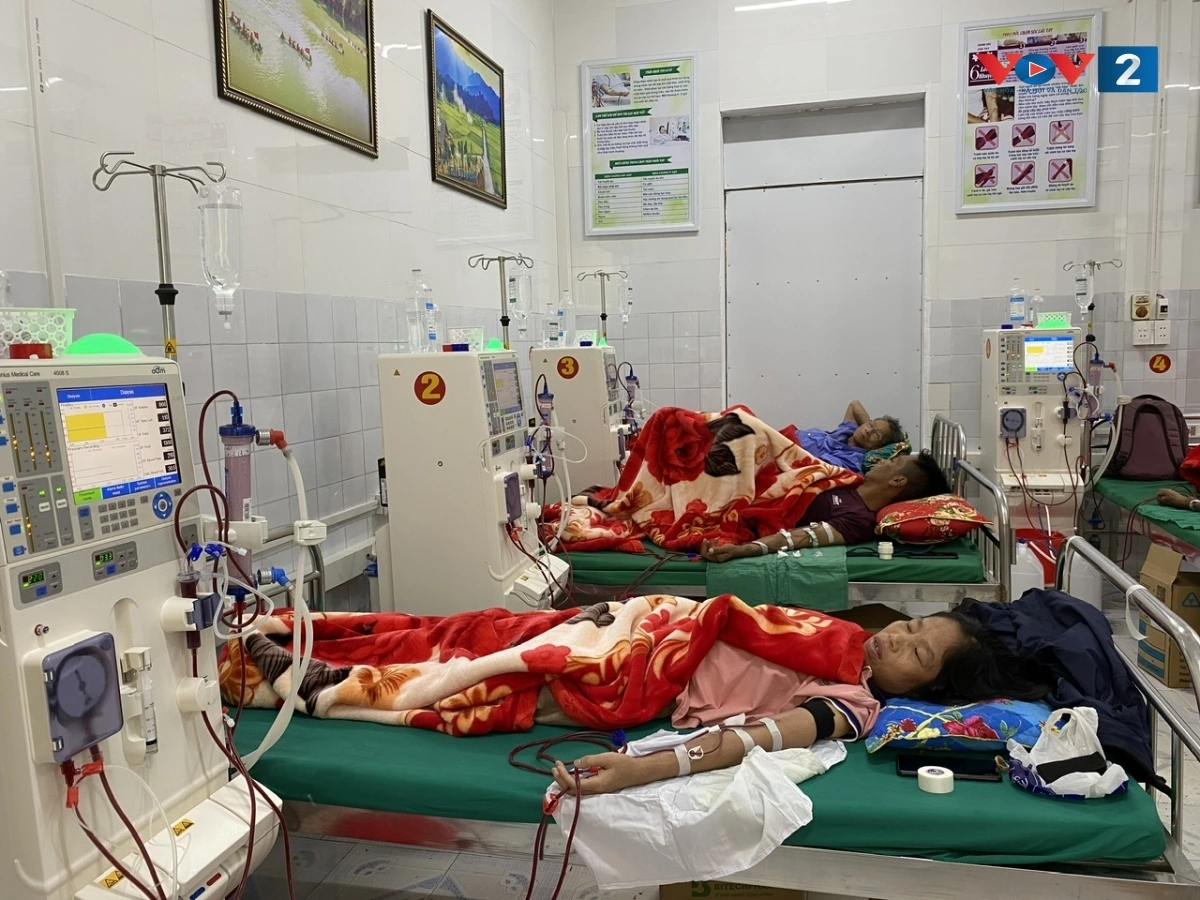 Bệnh nhân BHYT chạy thận tại Bệnh viện Đa khoa khu vực Bảo Yên