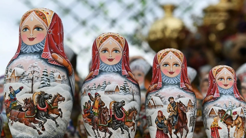 Búp bê Matryoshka. Ảnh: Ria Novosti