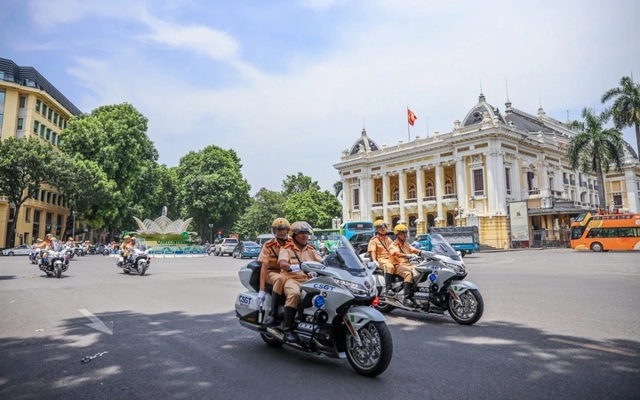 Hà Nội cấm đường 30/8 nhiều tuyến để phục vụ lễ tổng duyệt diễu binh, diễu hành A80