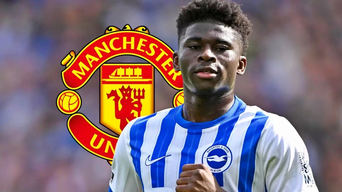 MU và Man City cạnh tranh thương vụ Carlos Baleba. (Ảnh: SPORTbible)