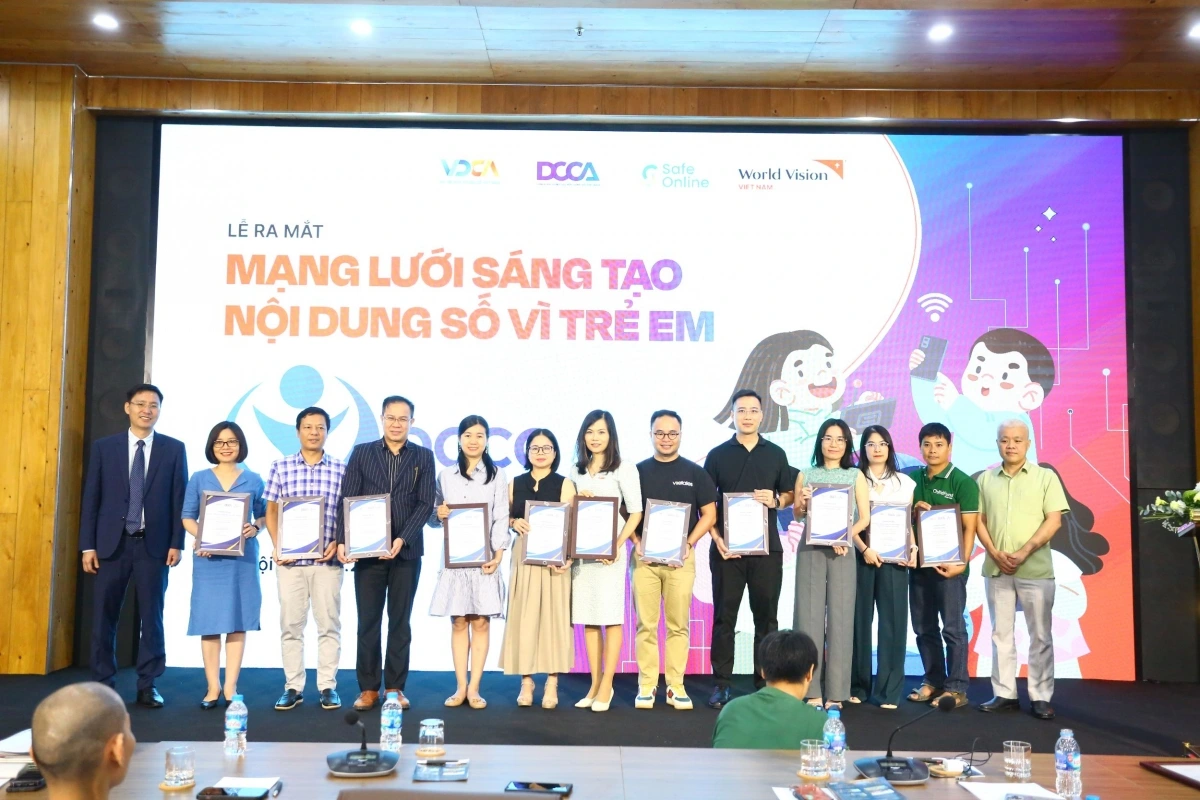 Mạng lưới Sáng tạo Nội dung số Vì trẻ em đặt mục tiêu thu hút 100 cá nhân và tổ chức tham gia sáng tạo nội dung số cho trẻ em trong vòng 2 năm (Ảnh: Ban tổ chức)