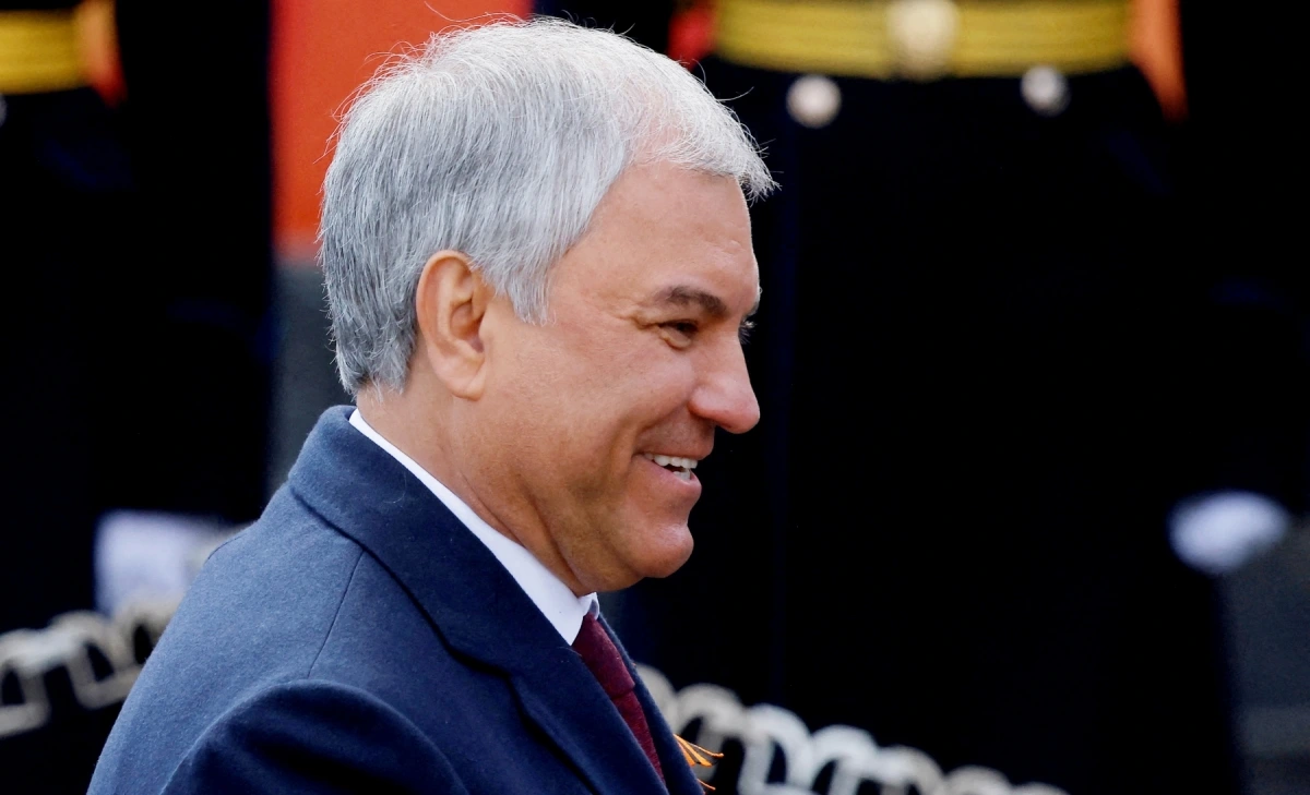 Chủ tịch Hạ viện Nga Vyacheslav Volodin (Ảnh: Reuters).