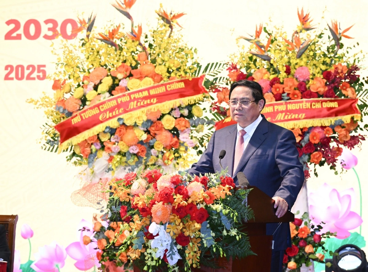 Thủ tướng Chính phủ Phạm Minh Chính phát biểu chỉ đạo tại Đại hội.