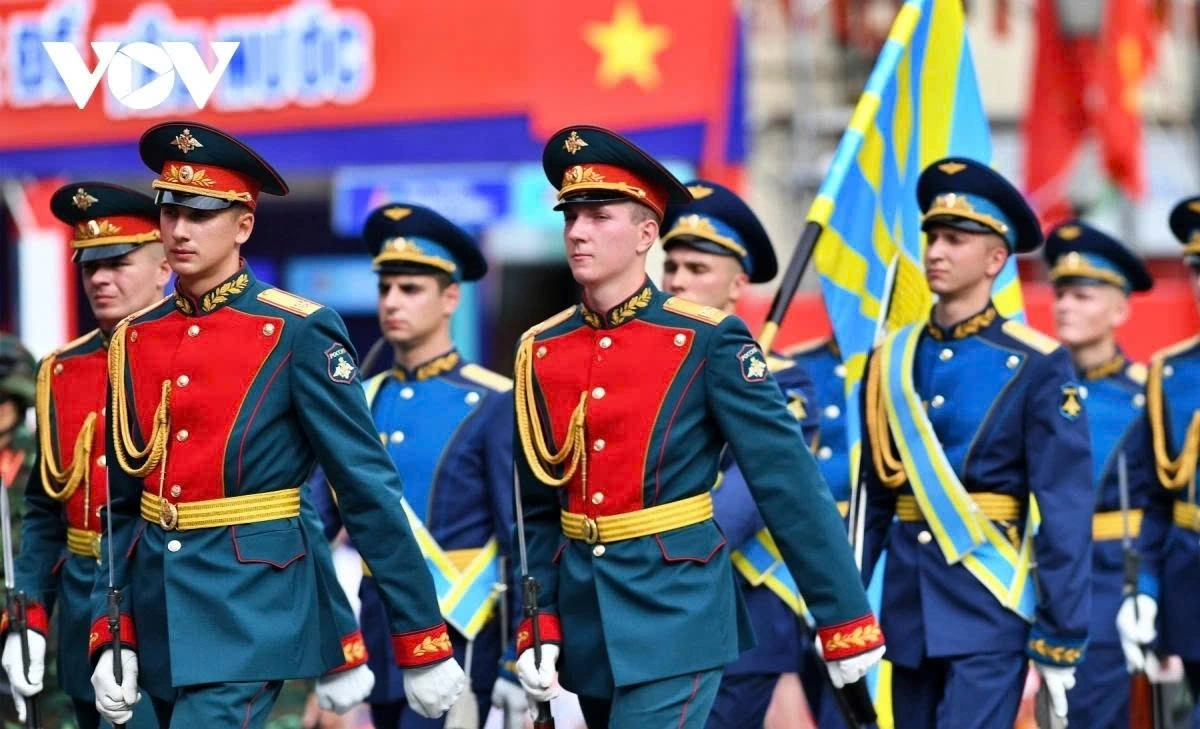 Russia sends a total of 33 soldiers to the event.