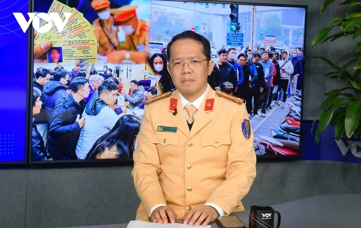 Đại tá Nguyễn Quang Nhật - Trưởng Phòng Hướng dẫn tuyên truyền, điều tra, giải quyết tai nạn giao thông (Cục CSGT)