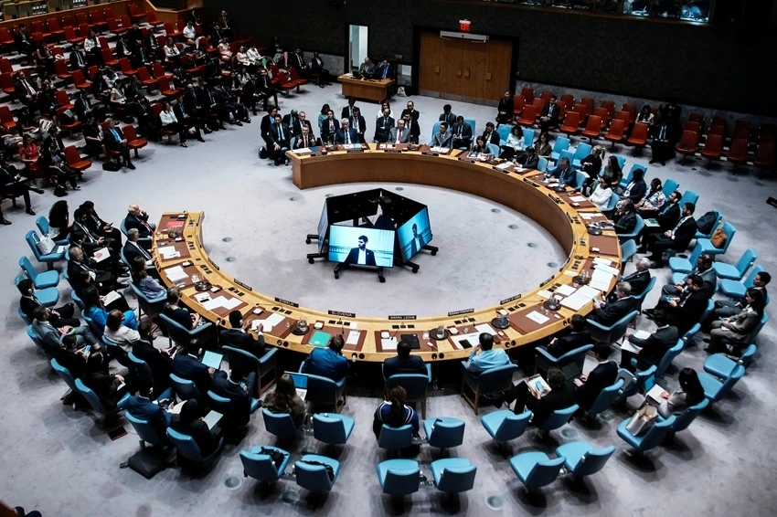 Hội đồng Bảo an Liên Hợp Quốc họp khẩn về Gaza.Ảnh Reuters