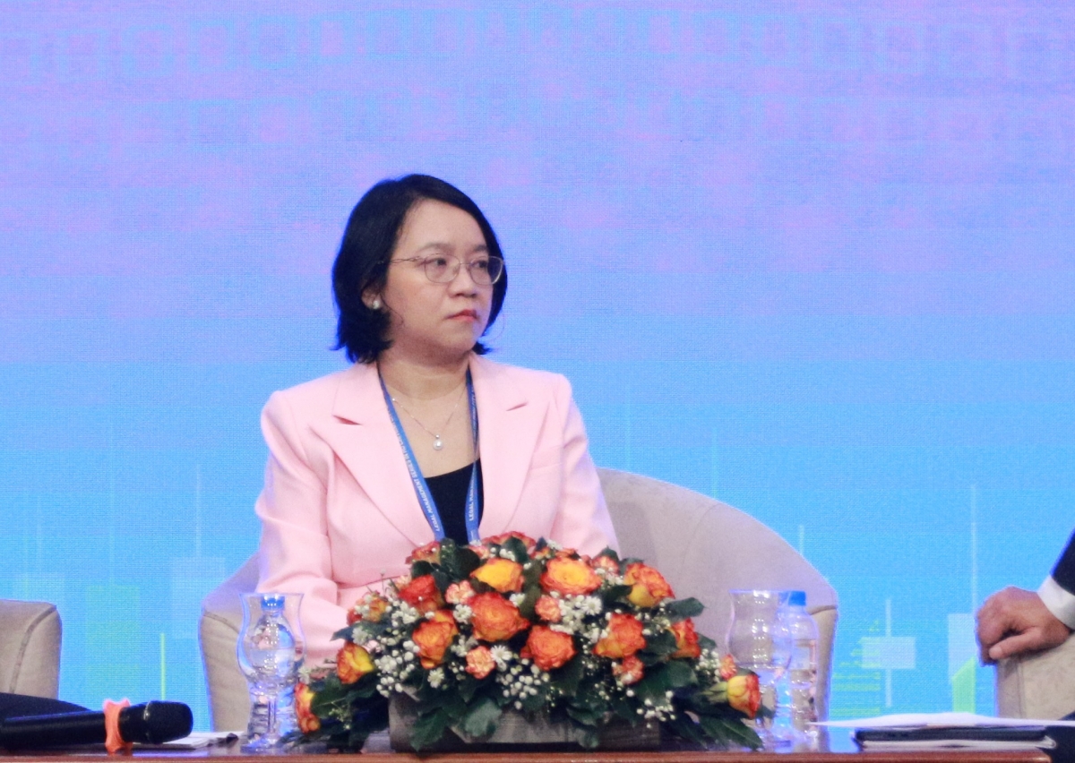 Bà Mã Thanh Loan - CEO Công ty Auxesia Holdings, Phó Chủ tịch thường trực Câu lạc bộ Doanh nghiệp tư vấn TP.HCM.