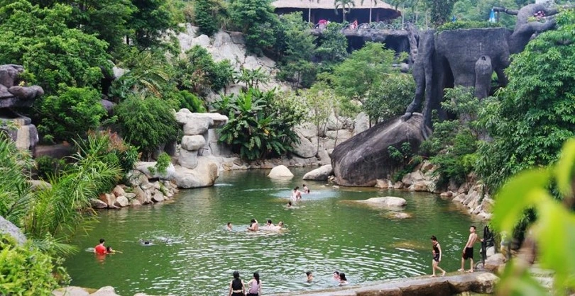 Khu du lịch sinh thái Suối Hoa, Đà Nẵng. Ảnh tư liệu