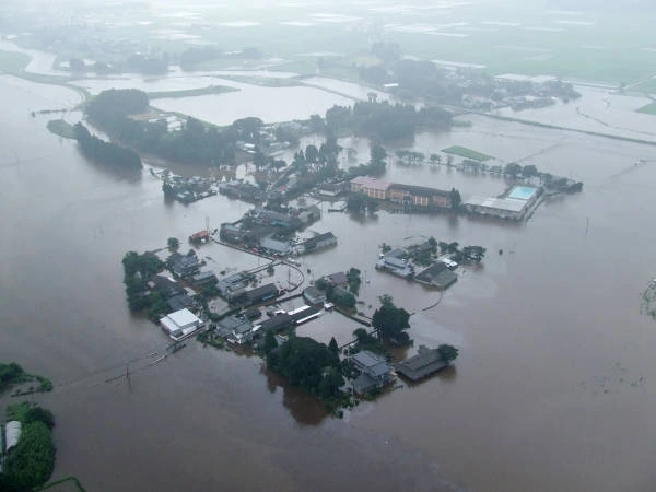 Kumamoto là nơi đã từng gánh chịu nhiều trận mưa lũ nghiêm trọng. Ảnh: Jiji Press