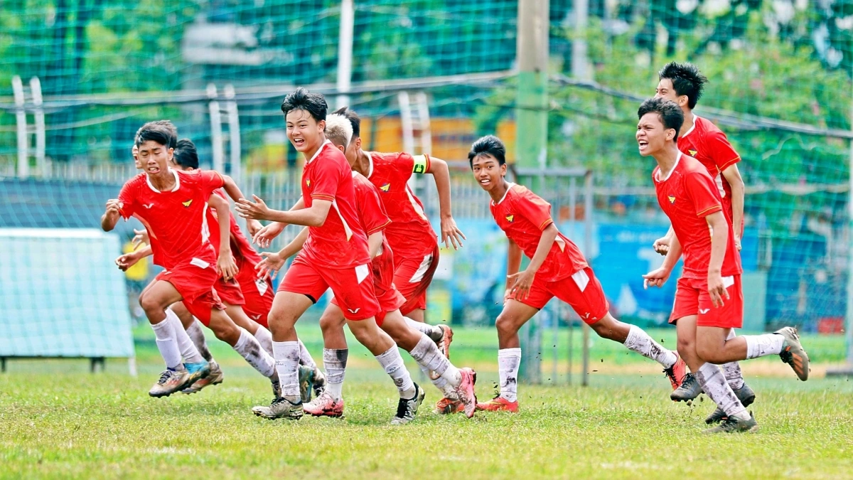 U14 Gia Định đang tham dự giải đấu trên đất Thái Lan. (Ảnh: CLB Gia Định)
