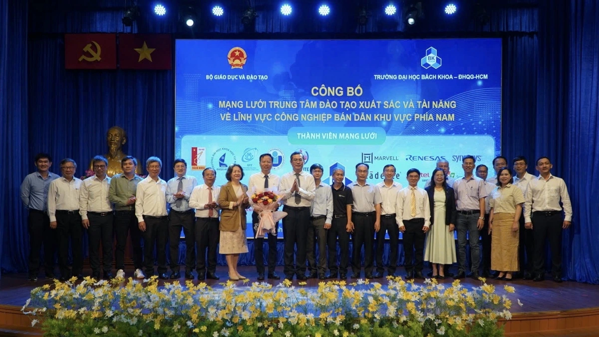 Mạng lưới trung tâm về lĩnh vực công nghiệp bán dẫn khu vực phía Nam (Ảnh: C.P)