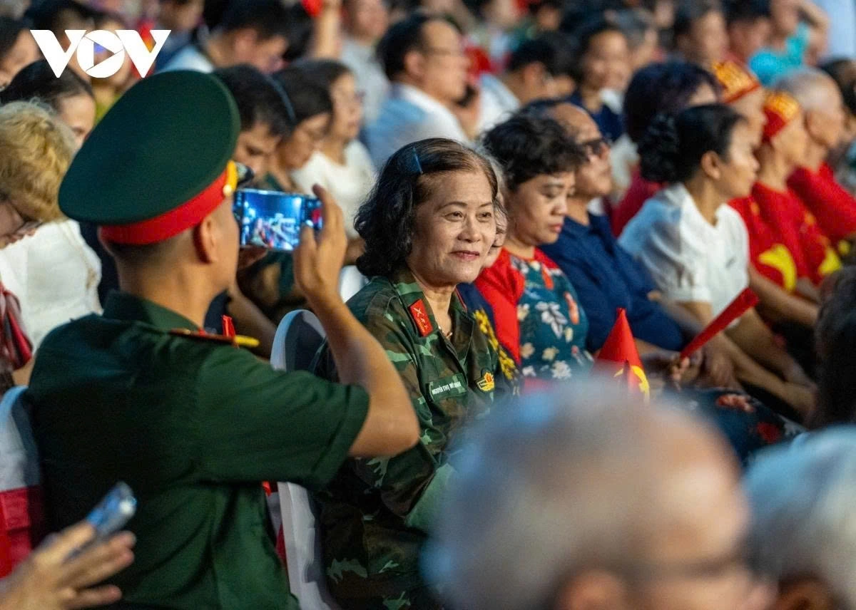 Many war veterans attend the special programme