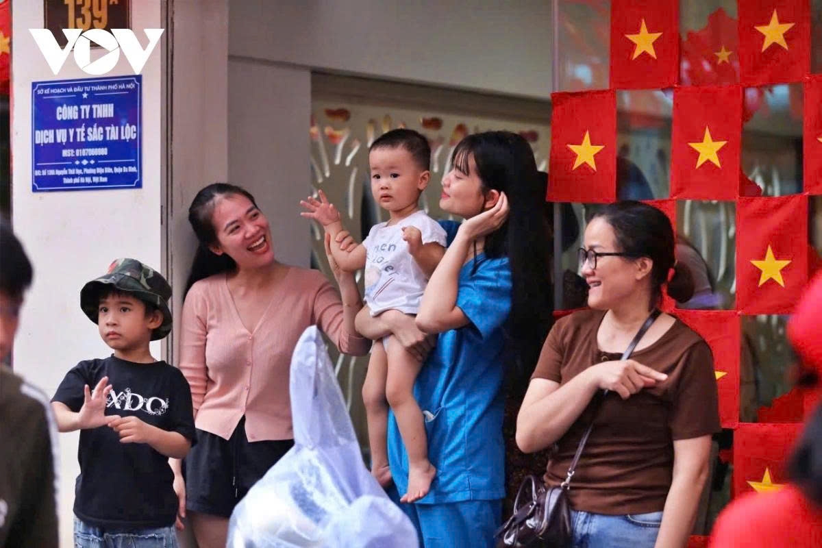 Families also bring children to the event.