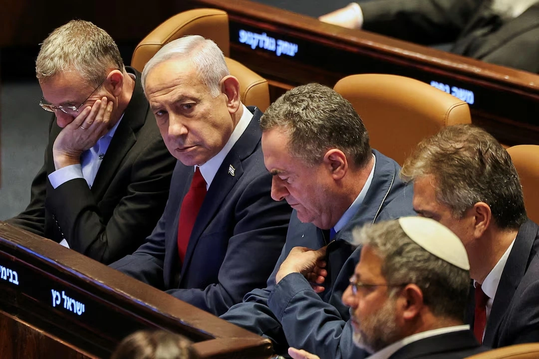 Thủ tướng Israel Benjamin Netanyahu dự phiên thảo luận tại Knesset (Quốc hội Israel), ở Jerusalem, ngày 23/7/2025. Ảnh: Reuters