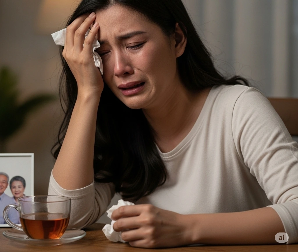 Tôi như sụp đổ vì không bao giờ nghĩ đến chuyện bố ngoại tình với bạn thân của mình (ảnh minh họa: AI)