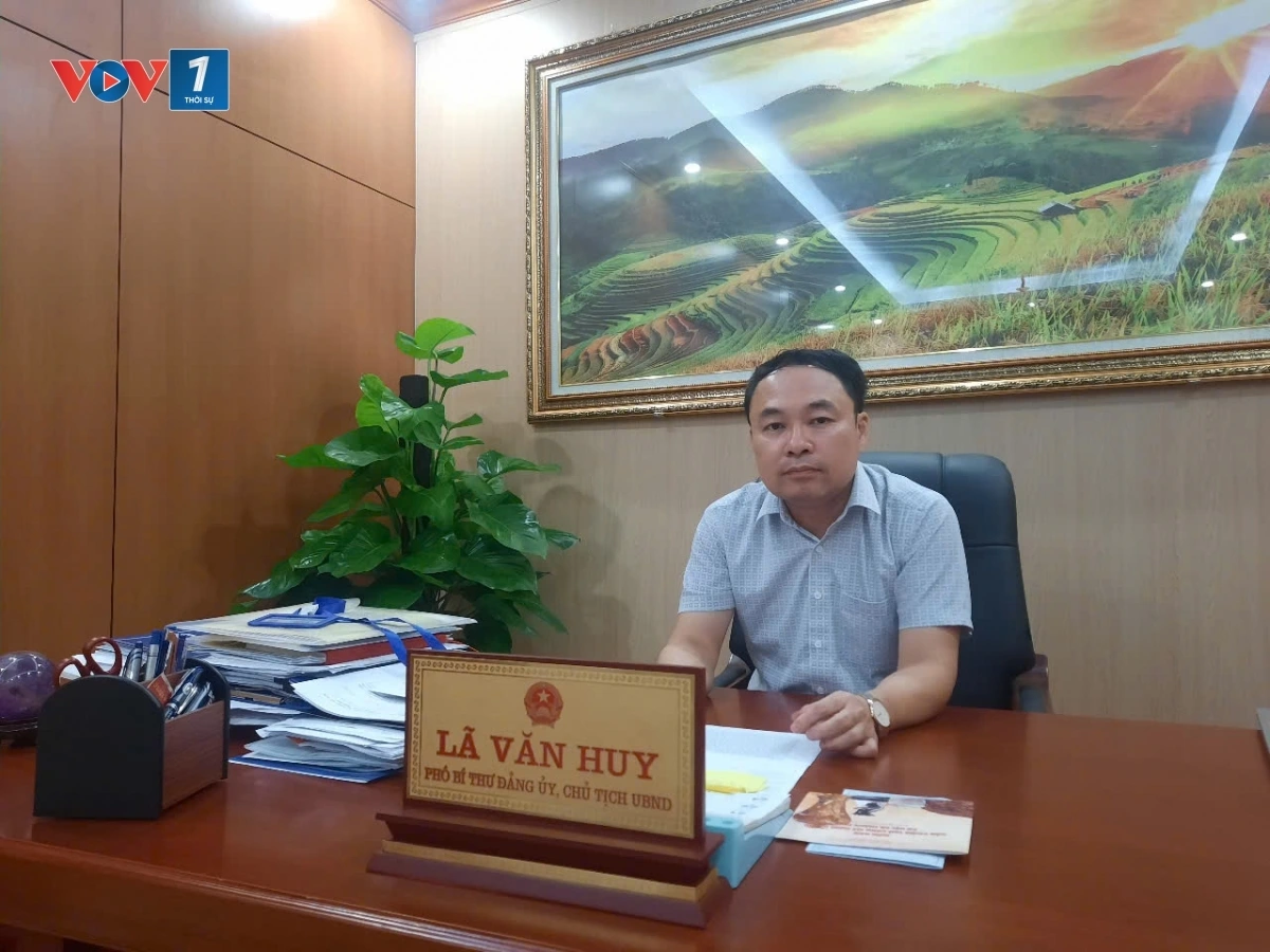 Ông Lã Văn Huy, Chủ tịch UBND xã Thanh Trì, Hà Nội.