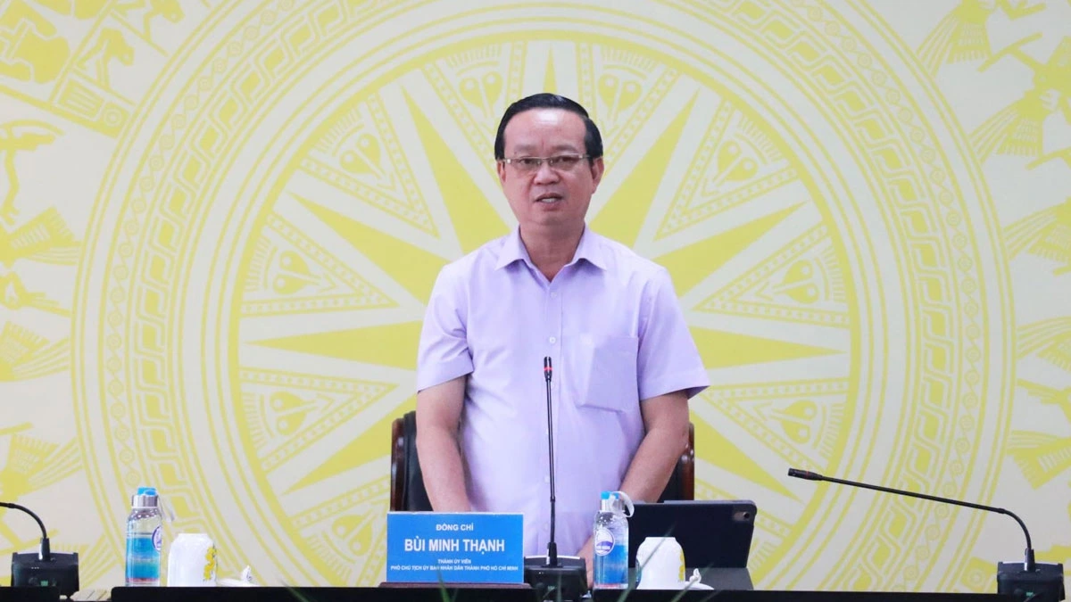 Ông Bùi Minh Thạnh, Phó Chủ tịch UBND TP.HCM