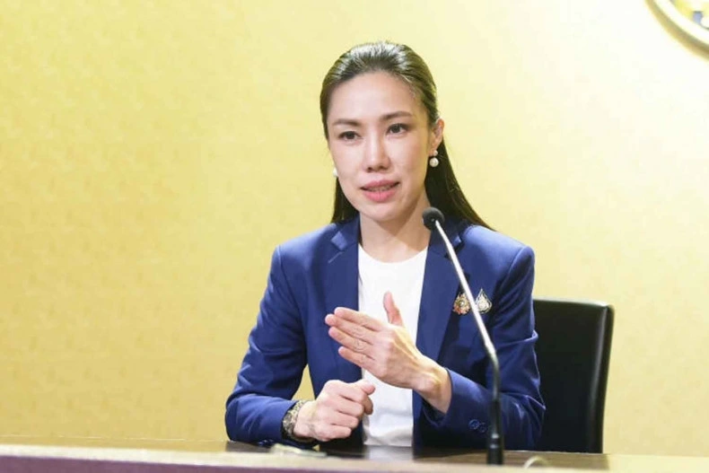 Phó Phát ngôn viên Chính phủ Thái Lan Sasikarn Watthanachan. Ảnh: Chính phủ Thái Lan