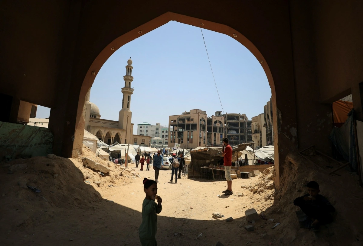 Một khu vực tại thành phố Gaza bị phá hủy. Nguồn: Reuters