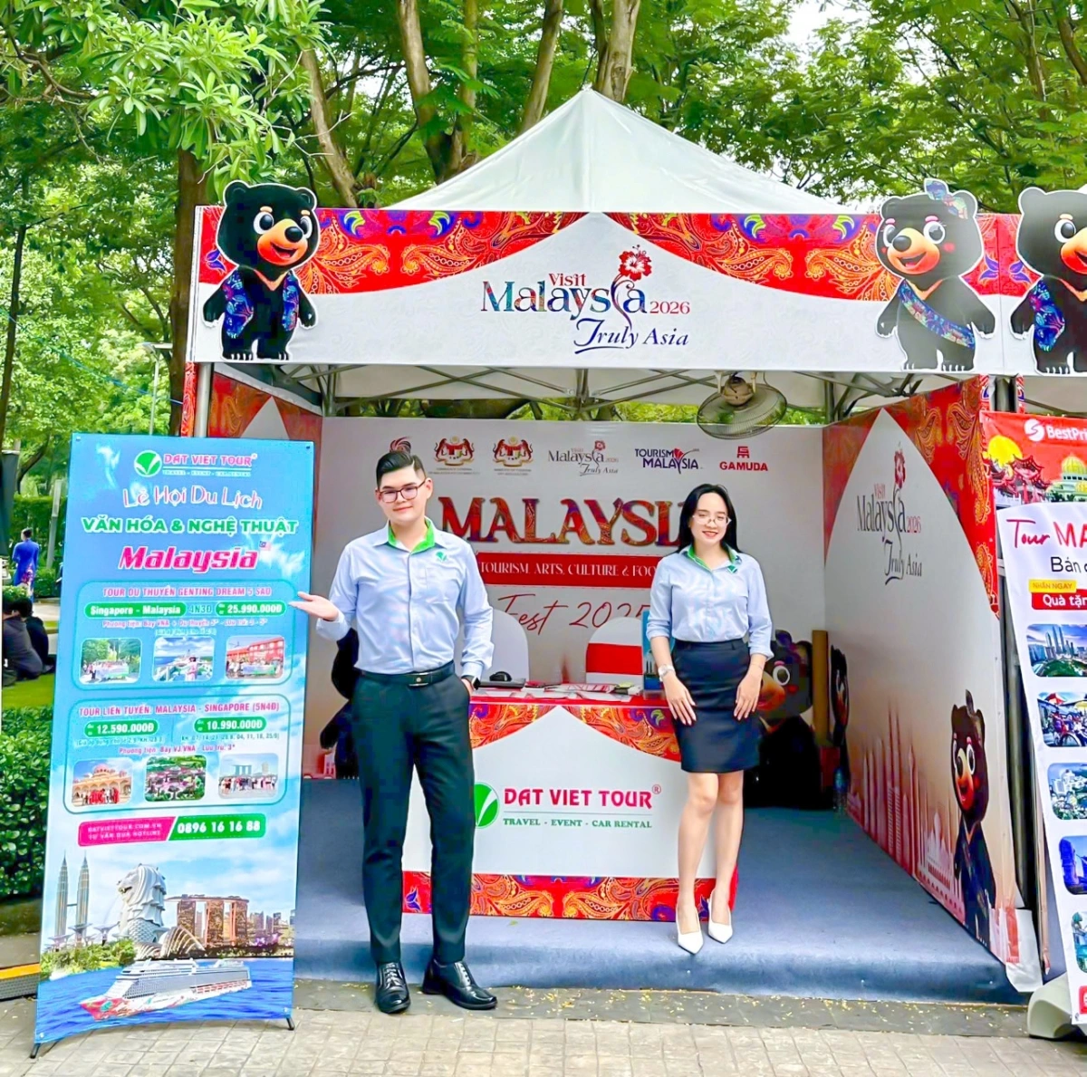 Lễ hội du lịch, nghệ thuật, văn hóa và ẩm thực Malaysia 2025 tại TP.HCM. Ảnh: Liên Nguyễn