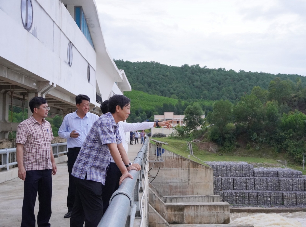 Sau bão số 5, lãnh đạo tỉnh Quảng Trị tiếp tục kiểm tra, rà soát hiện trạng các hồ đập