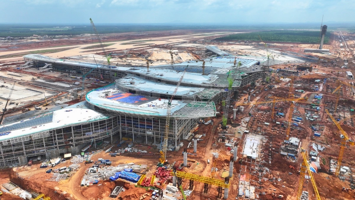 Cảng HKQT Long Thành dự kiến được đưa vào khai thác từ năm 2026.