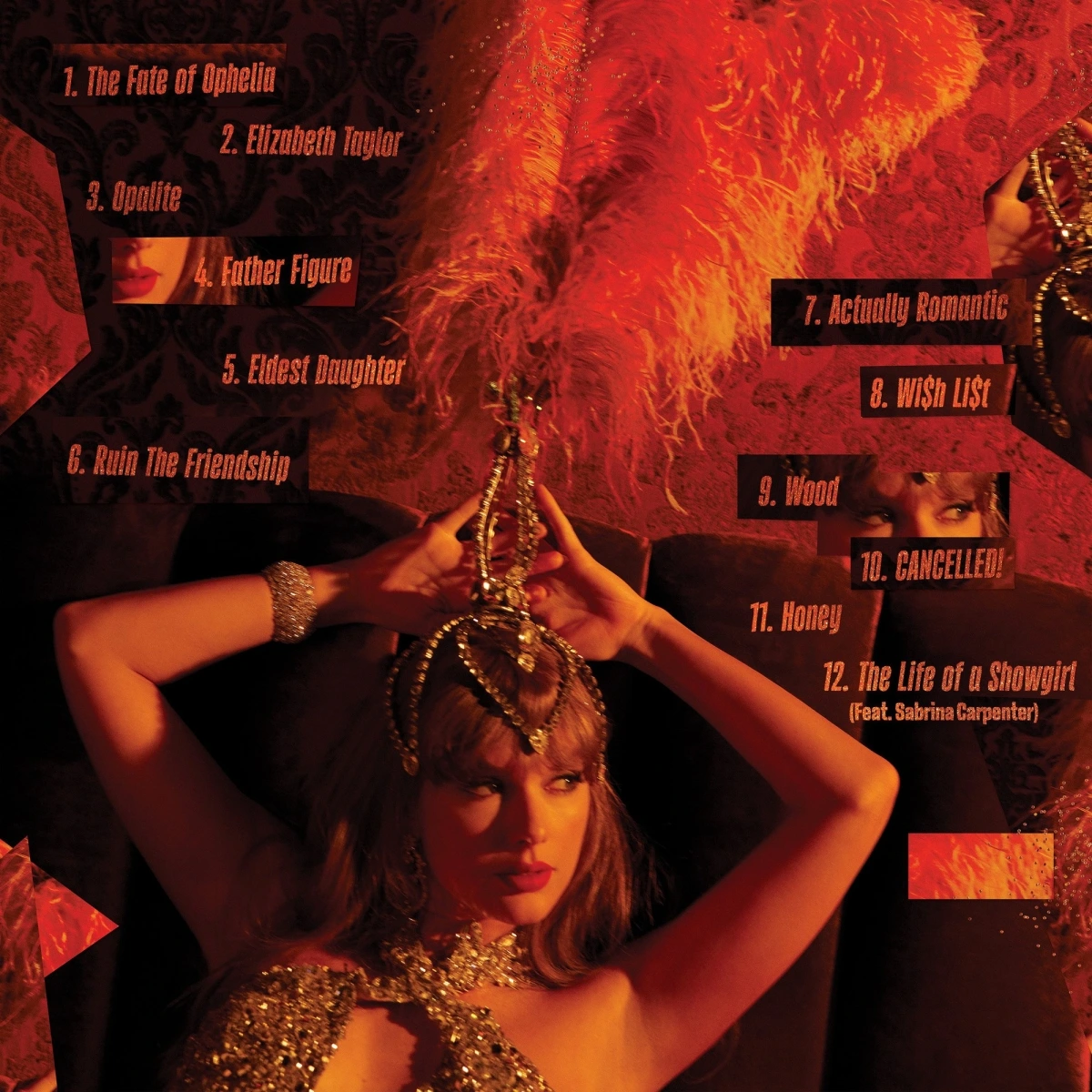 Danh sách các bài hát trong album “The Life of a Showgirl”.