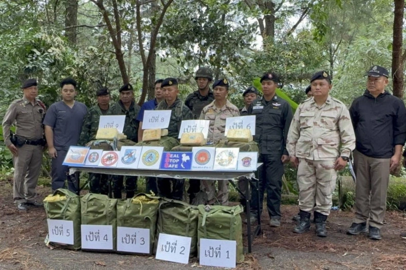 Lực lượng chức năng Thái Lan thu giữ hơn 1,3 triệu viên ma túy tại Chiang Mai. Nguồn: Bangkok Post