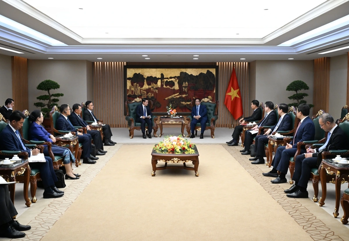 Toàn cảnh buổi tiếp đón